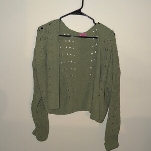 Miami Olive Knit Cardigan